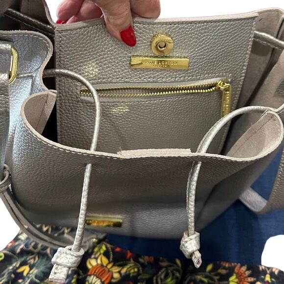 Katie Loxton Chloe bucket draw cord hobo shoulder bag with adjustable strap - Picture 11 of 12